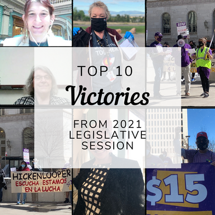 Top 10 victories for the 2021 Legislative Session