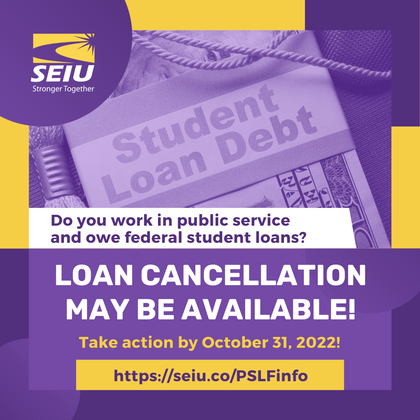 Are you a public employee with student debt? Loan cancellation may be available!